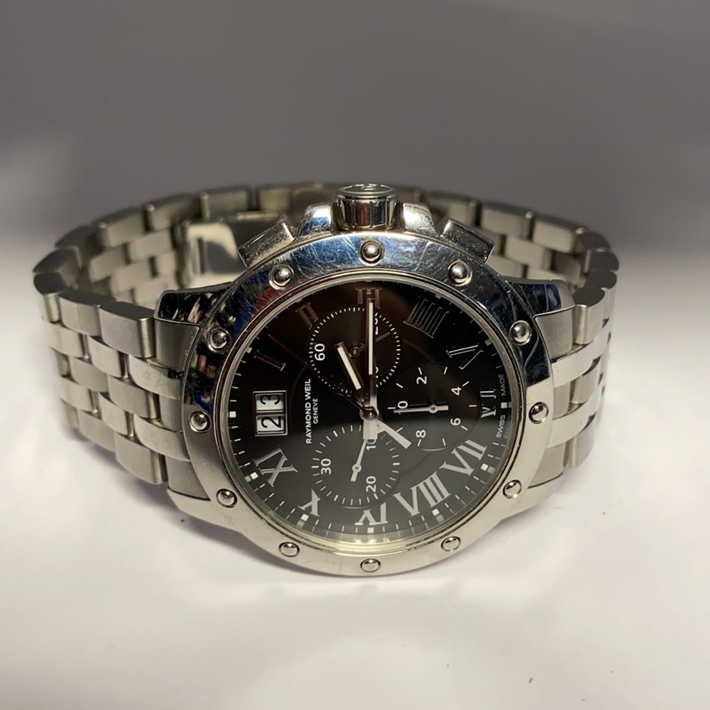 Raymond Weil Tango 4899 Black Dial Quartz Watch